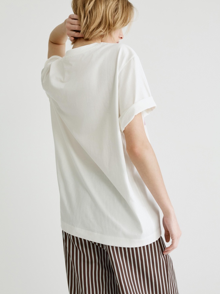 домашняя футболка оверсайз с принтом 4610517328298 с промокодом