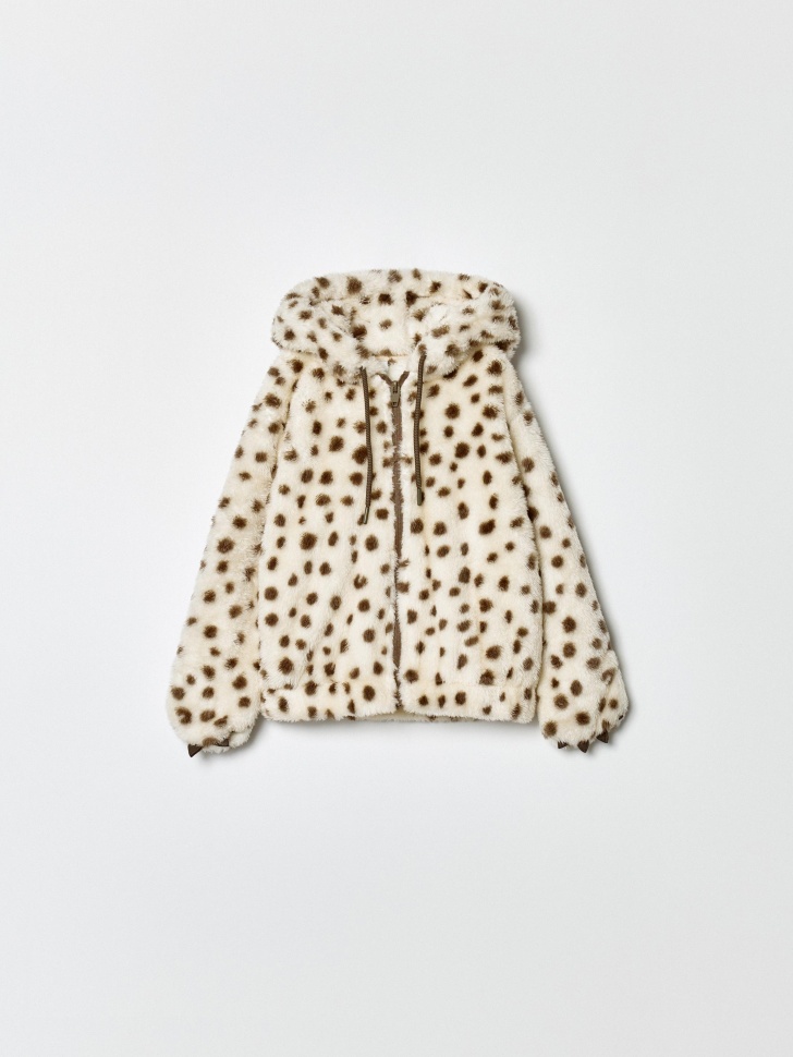 Плюшевая толстовка с ушками SELA, разноцветный, арт. 35767