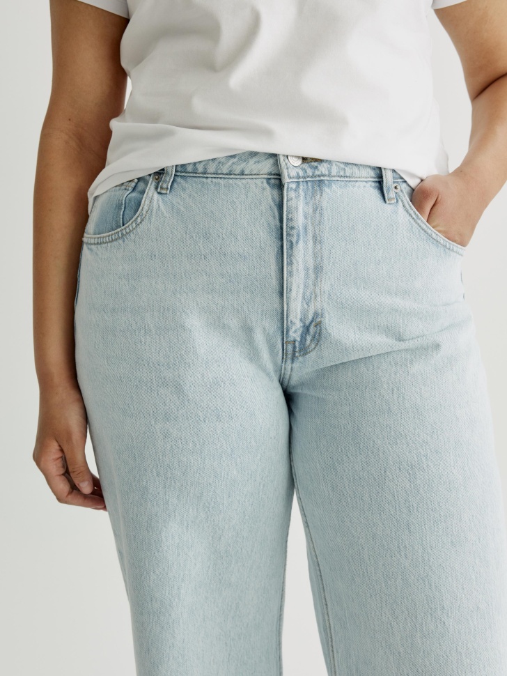 широкие джинсы 411 из органического хлопка повседневного стиля с лицевой стороны