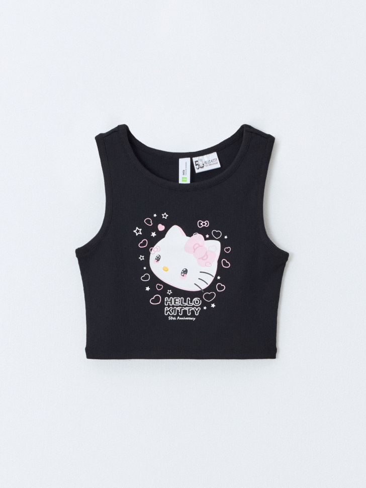 

Топ с принтом Hello Kitty для девочек