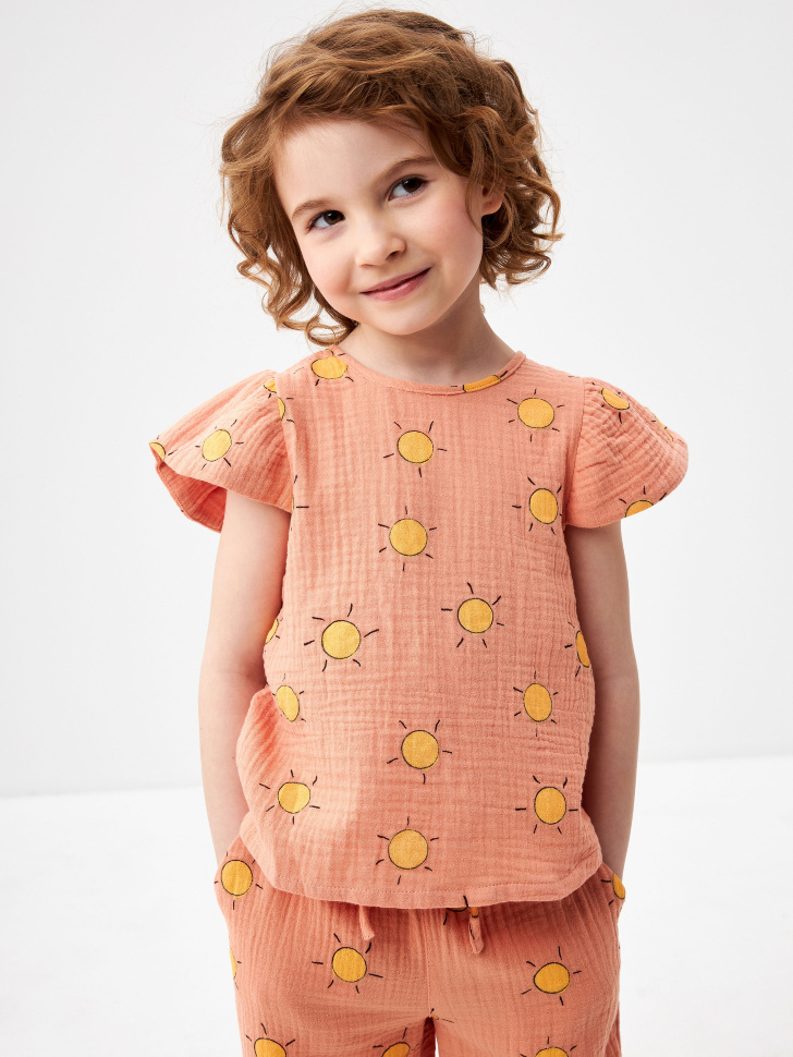 

Блузка из муслина для девочек