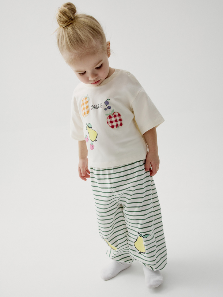 джоггеры с принтом для малышей 4610517769411 фотография