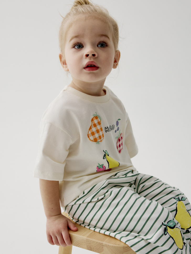 

Джоггеры с принтом для малышей, SL6805001517