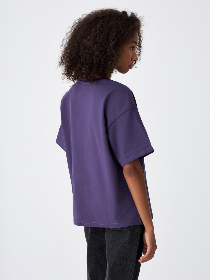 

Футболка KATE OVERSIZE FIT, Фиолетовый