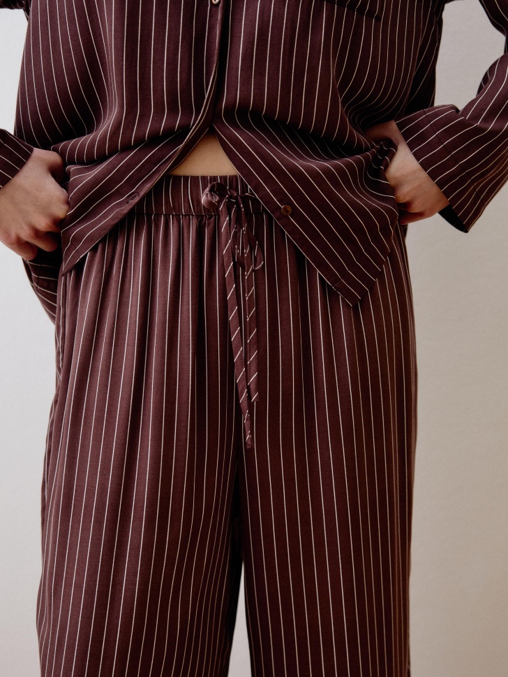 домашние брюки в полоску 4610517008671 купить с доставкой