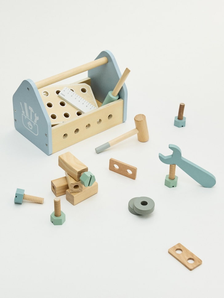 

Деревяный игрушечный набор «Инструменты» для детей, SL5811224407