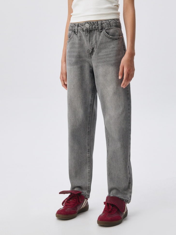 Джинсы Mom fit для девочек