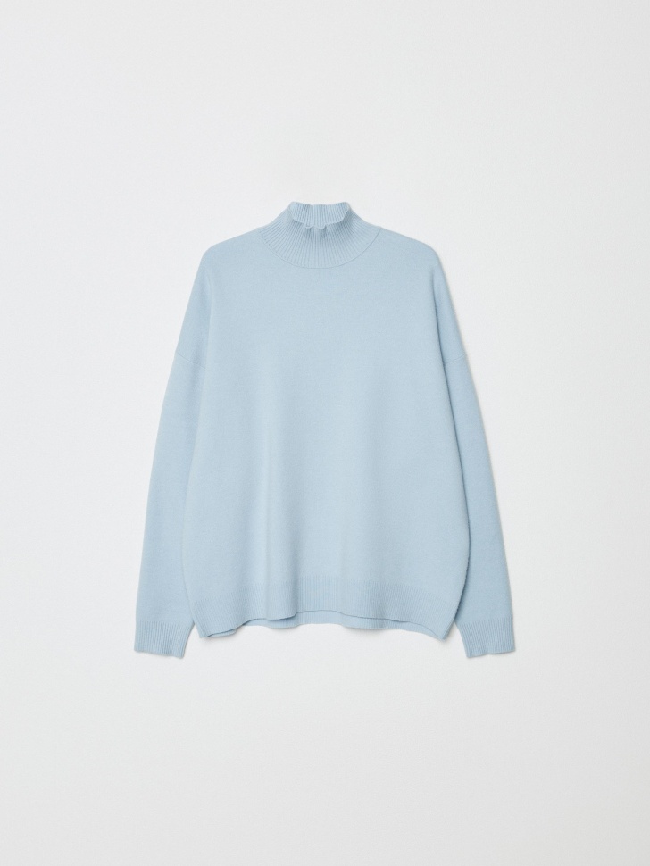 свитер с воротником-стойкой 4610517305534 со скидкой