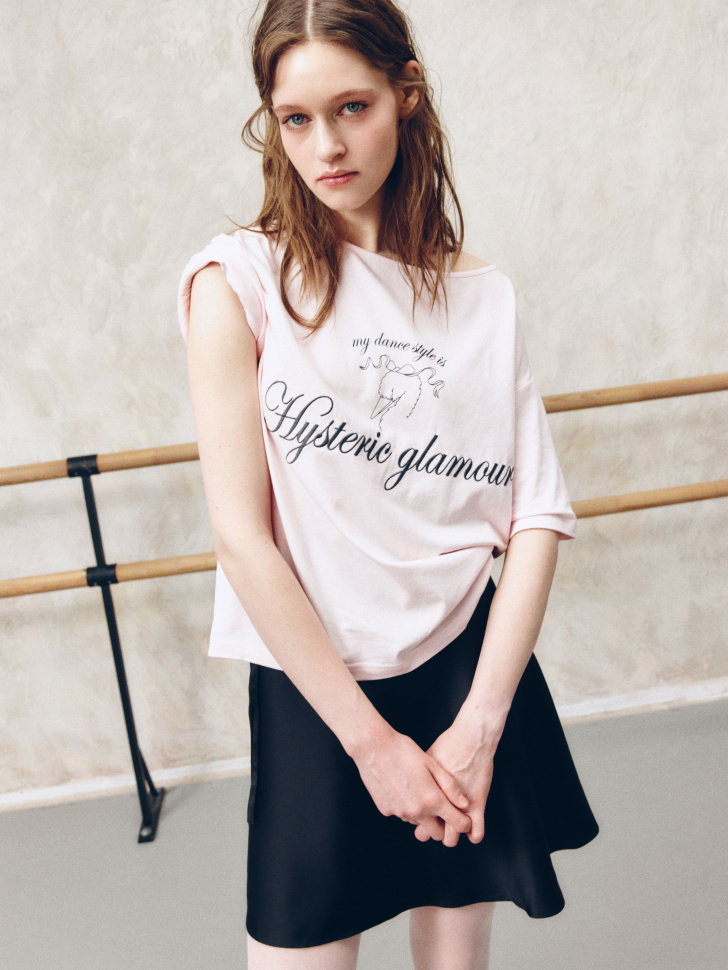 Футболка оверсайз Sela Young с принтом, розовый, арт. 41287