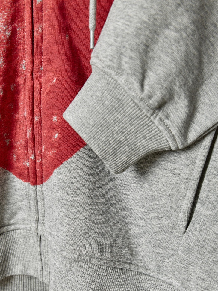 толстовка с принтом для девочек по цене 2999 руб вид справа