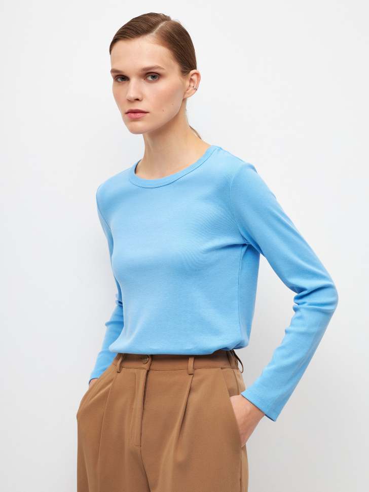 

Базовый лонгслив, Синий