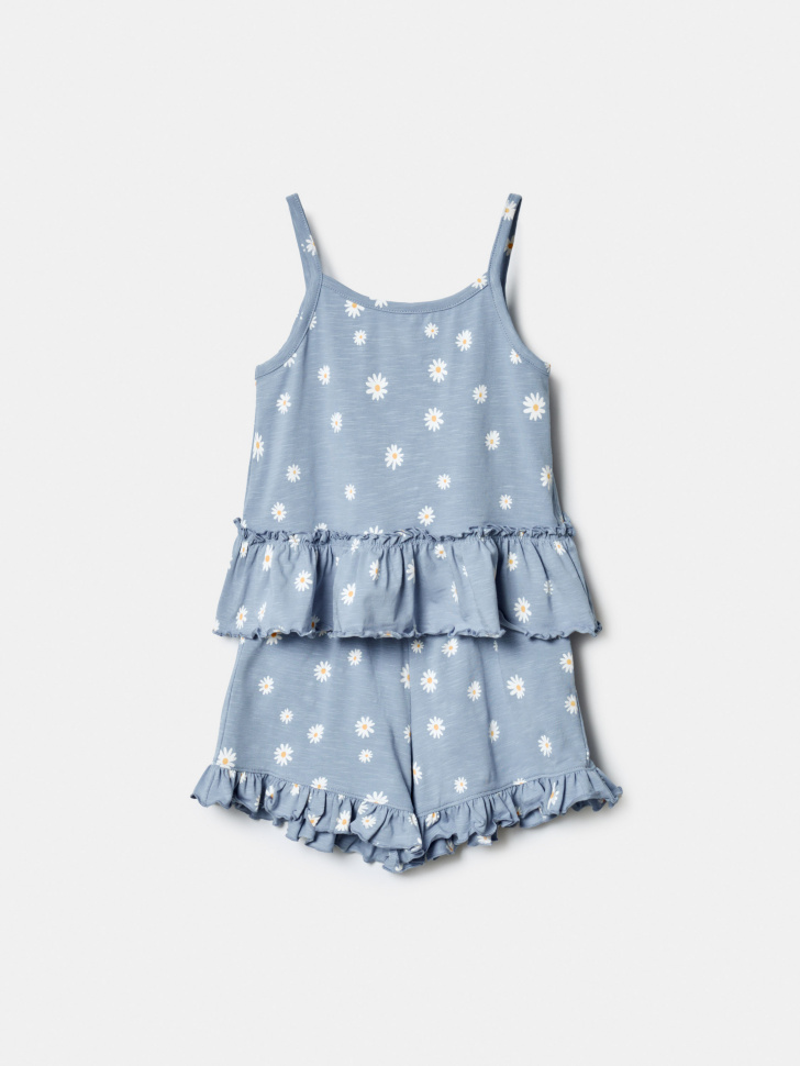 набор из топа и шорт для девочек по цене 1499 руб вид справа