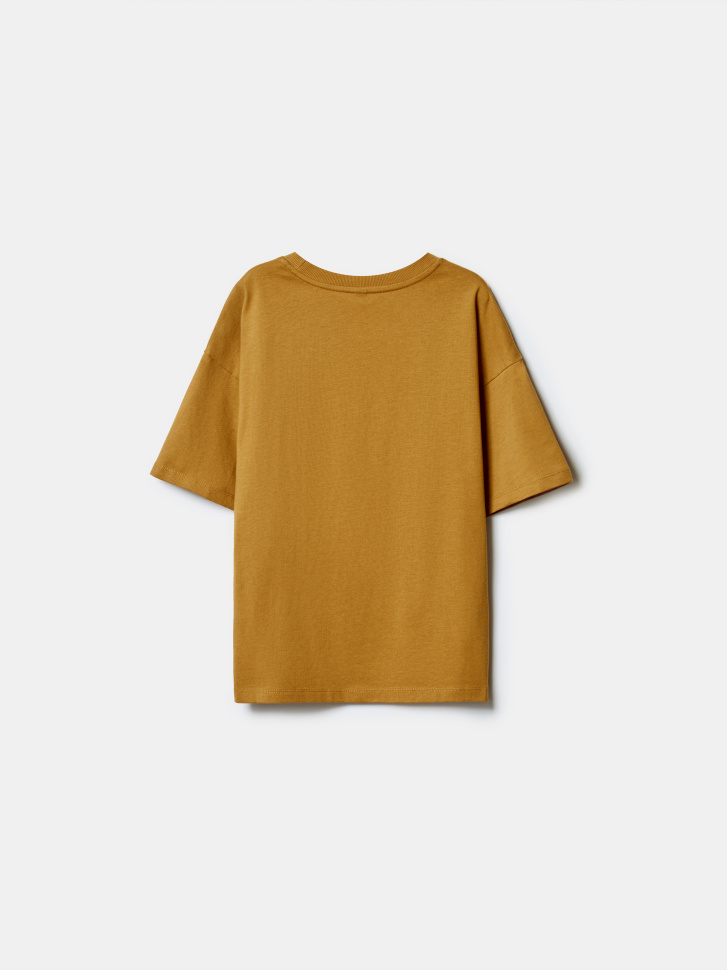 футболка оверсайз с принтом для мальчиков от бренда sela вид слева