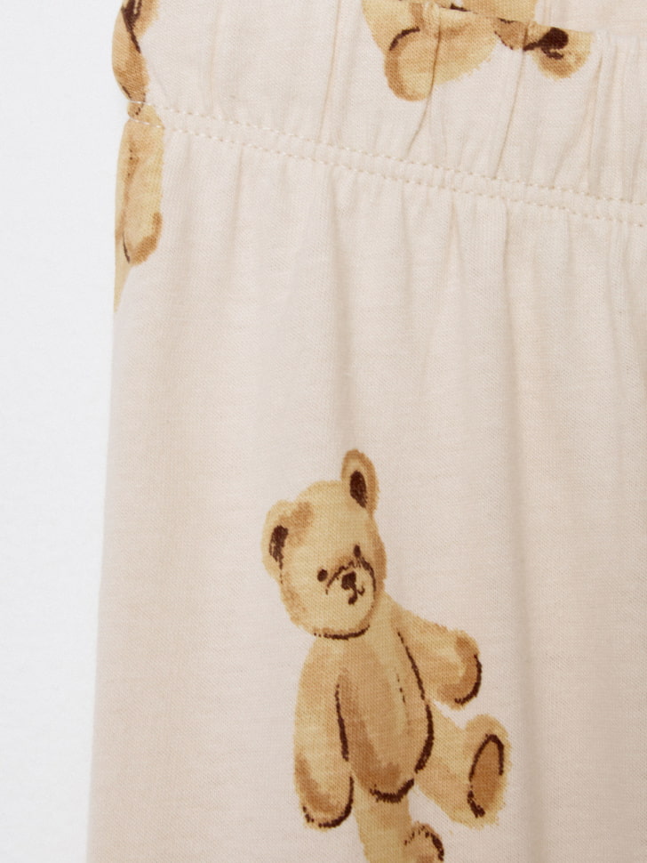 пижамные брюки с принтом для девочек 4680168876370 в интернет магазине