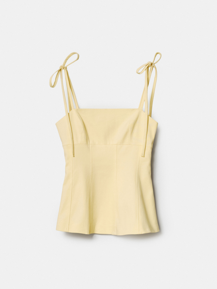 топ в корсетном стиле из линейки  young из проверенных материалов спереди