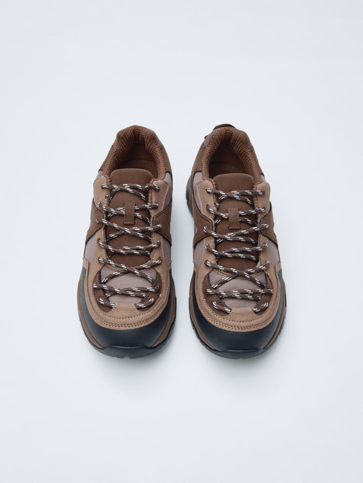 кроссовки из искусственного нубука и текстиля 4610517238238 купить с доставкой