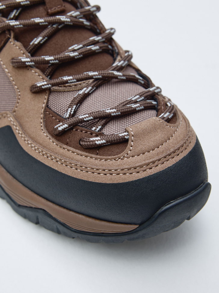 кроссовки из искусственного нубука и текстиля 4610517238238 по низкой цене