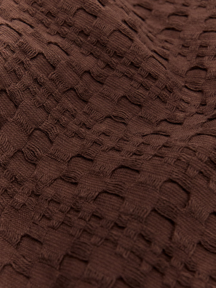 вафельное покрывало из хлопка 240х220 см по цене 4399 руб вид справа