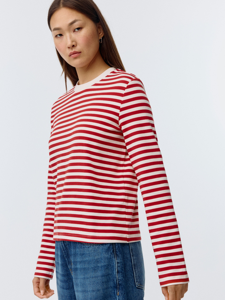 

Лонгслив в полоску