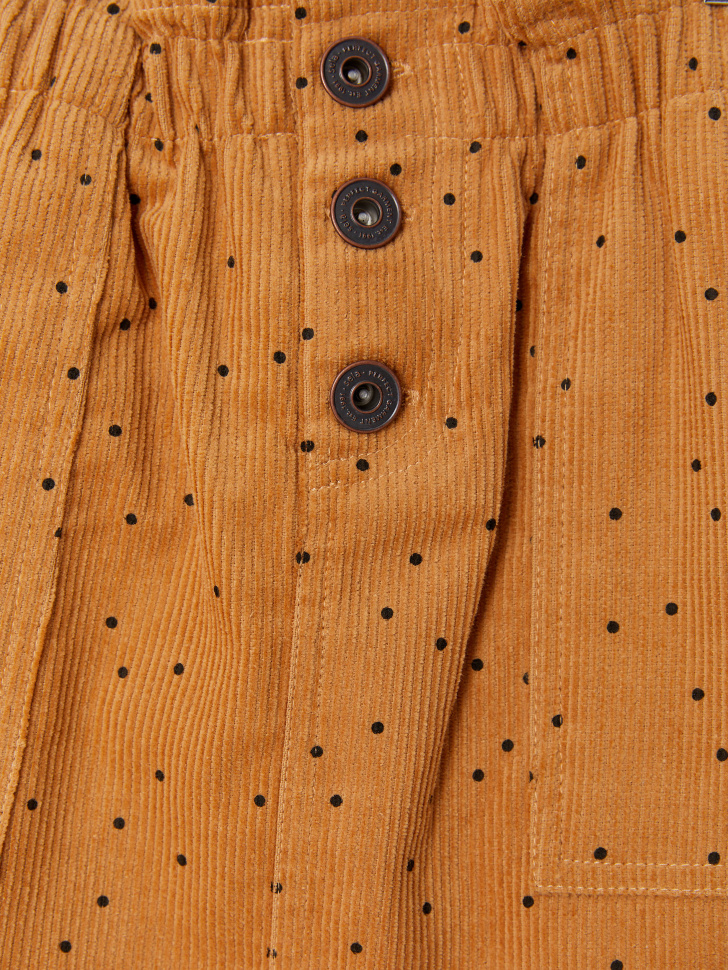 Вельветовая юбка для девочек (бежевый, 104/ 4-5 YEARS) от Sela