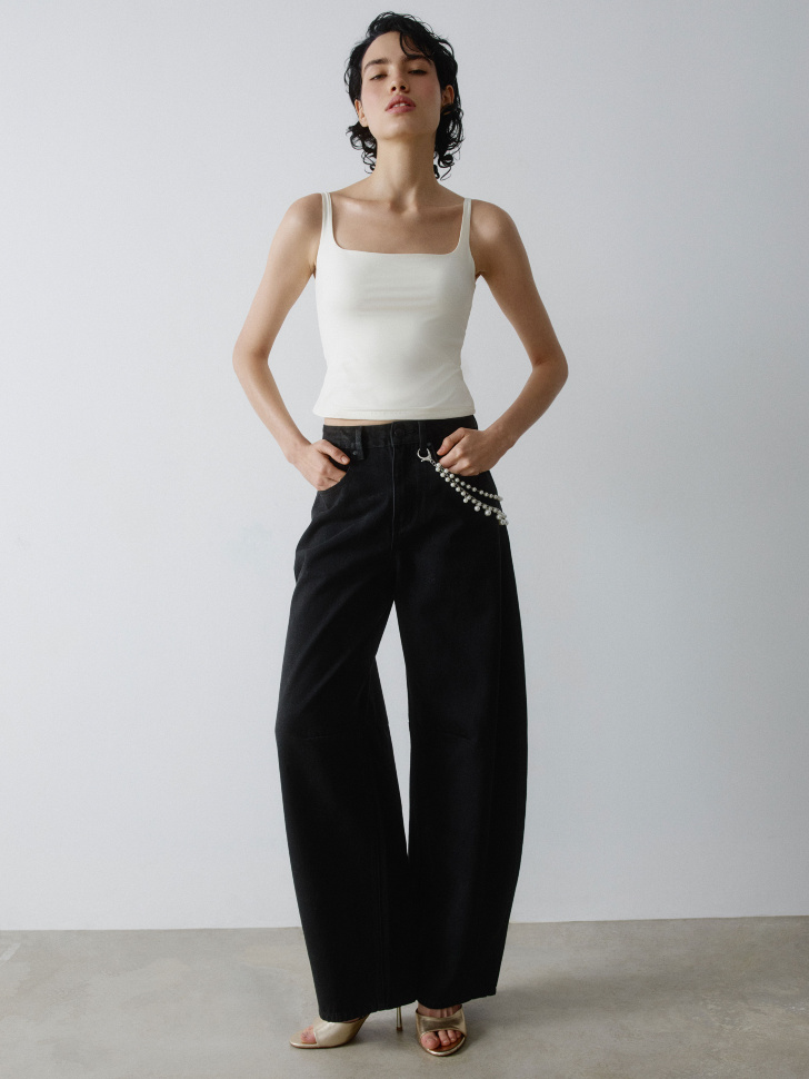 укороченный топ из линейки  young 4610517279200 по акции