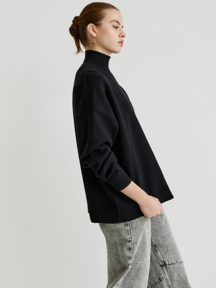 свитер с воротником-стойкой 4610517305626 купить с доставкой