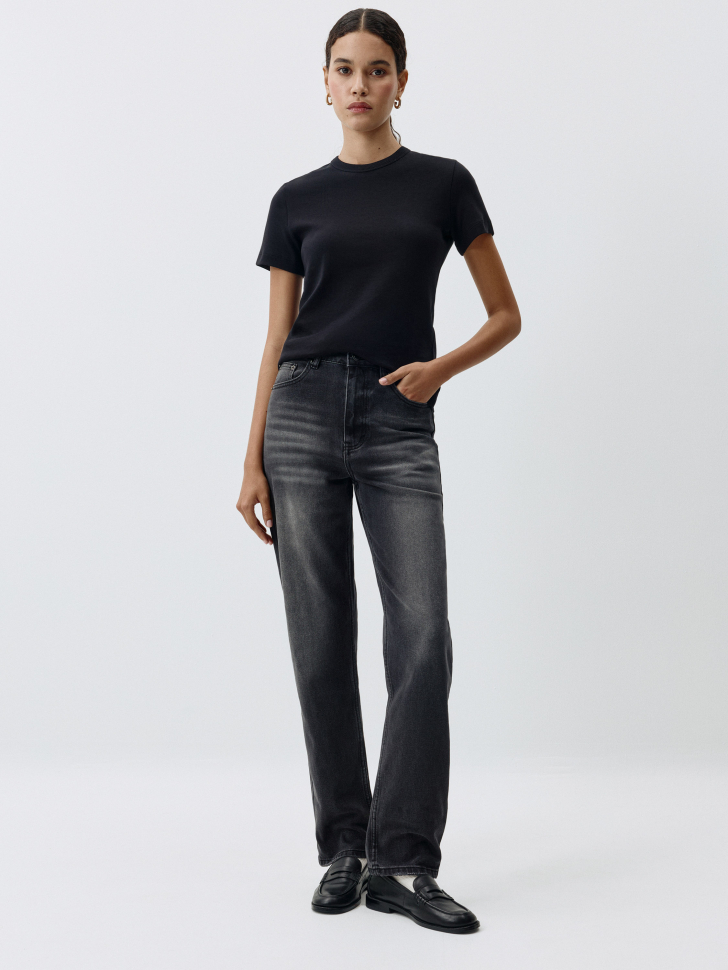 Джинсы SLIM FIT с высокой посадкой