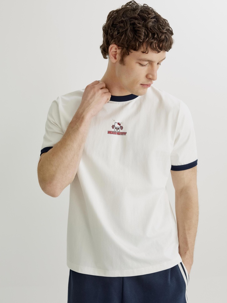 Футболка SELA Hello Kitty, белый, арт. 44915