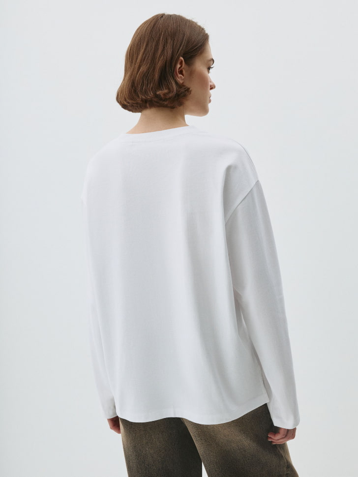 Лонгслив ANNA OVERSIZE FIT. Фото №4