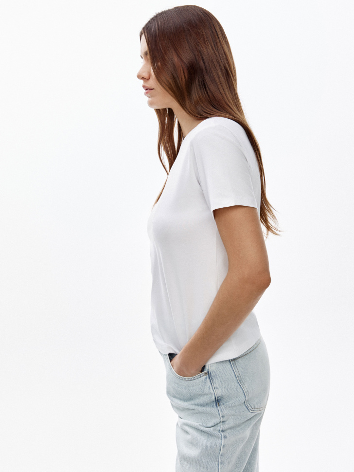 футболка женская из россии вид сбоку