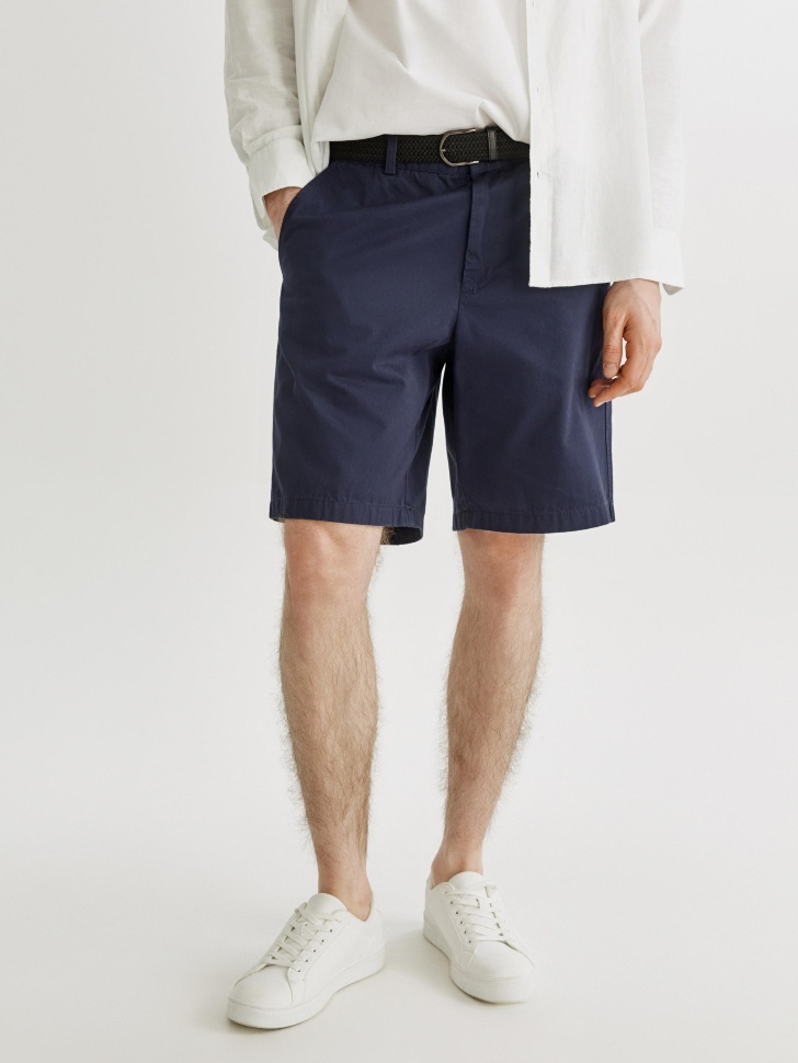 шорты чинос со средней посадкой от бренда sela вид слева