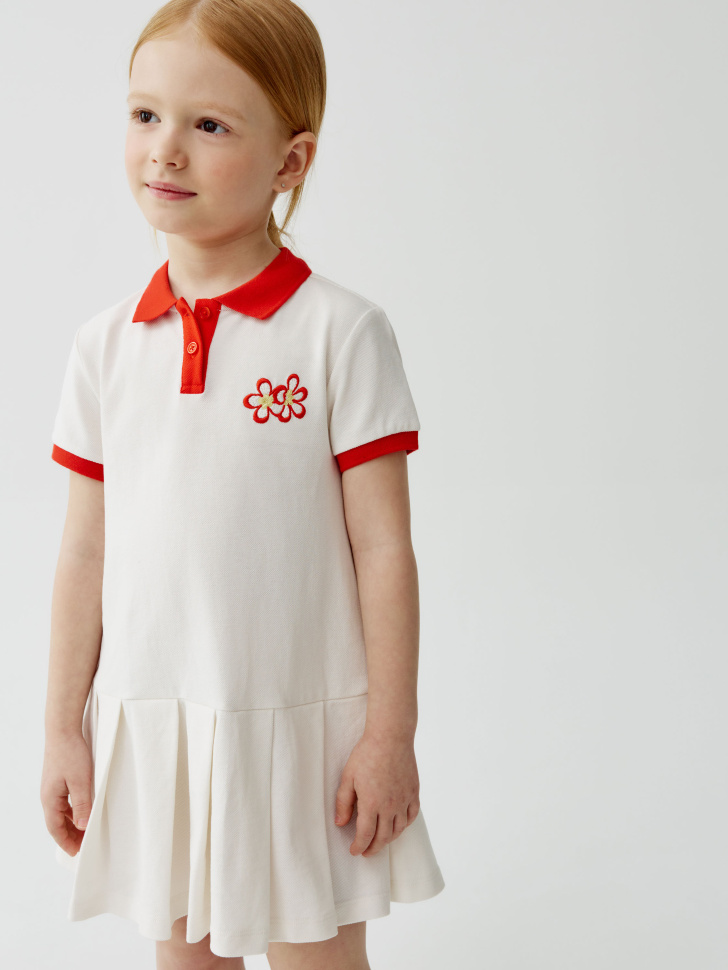платье с воротником поло для девочек 4610517961976 фотография