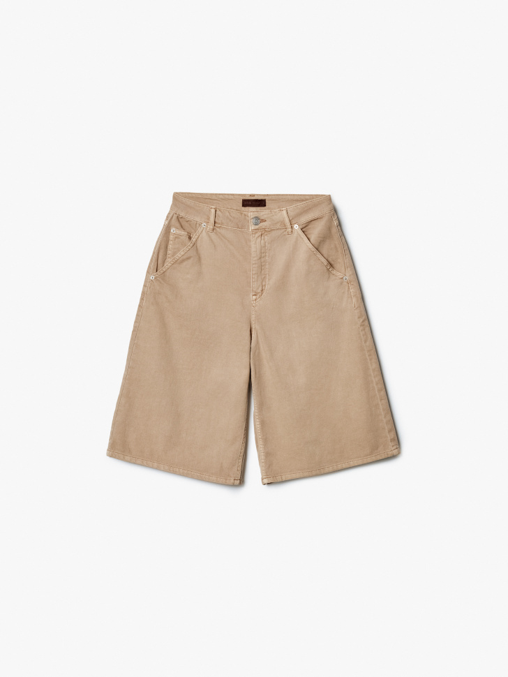 Джинсовые шорты-бермуды Sela, бежевый, арт. 52707