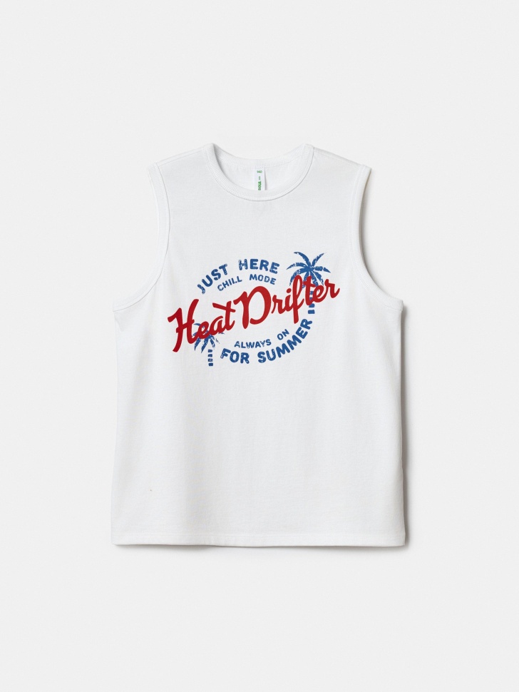 майка с принтом для мальчиков по цене 899 руб вид справа