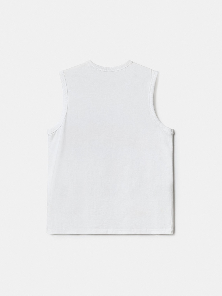 майка с принтом для мальчиков из россии вид сбоку