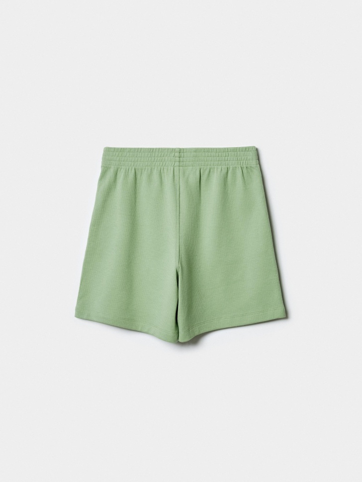 шорты из фактурного трикотажа для мальчиков по цене 1799 руб вид справа