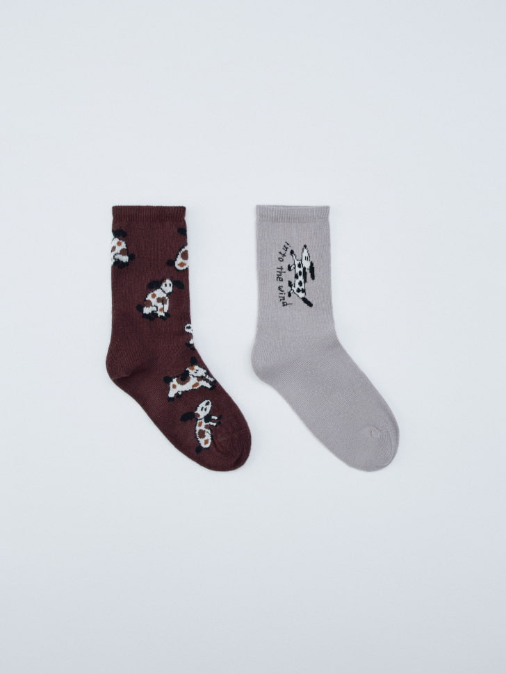 набор из 2 пар носков с принтом для мальчиков 4680798254494 фотография