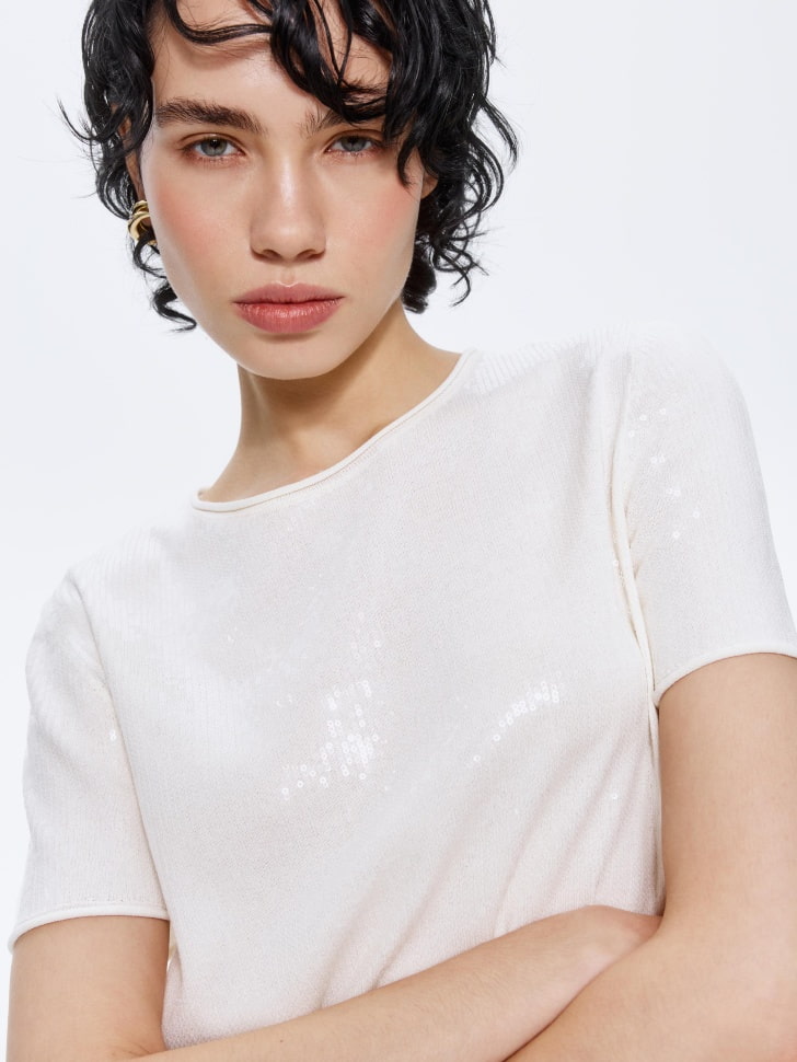 джемпер с пайетками 4610517095671 купить с доставкой