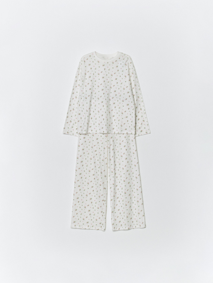 трикотажная пижама с принтом 4610517328182 фотография