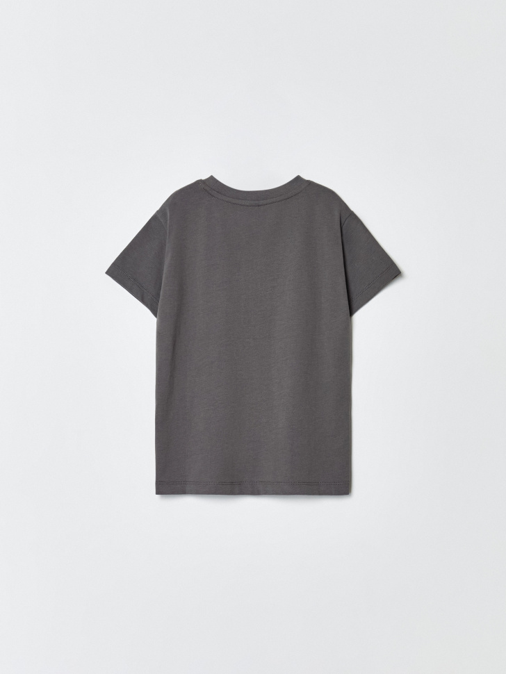 базовая футболка для девочек от бренда sela вид слева