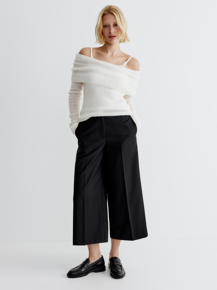 Брюки-кюлоты SELA, черный, арт. 35781