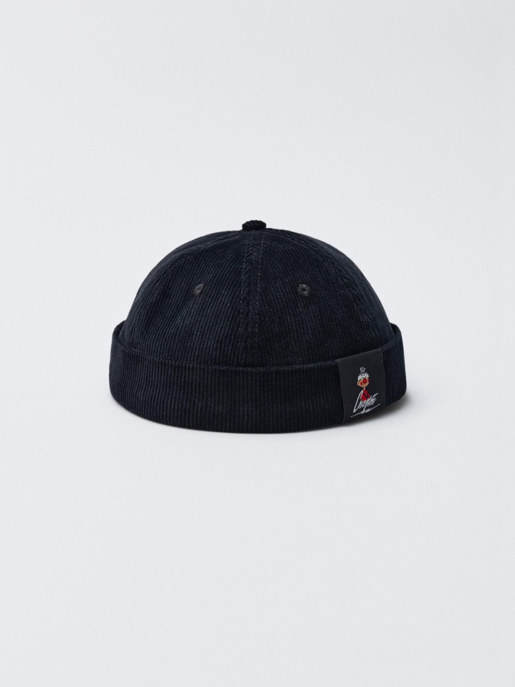 Вельветовая кепка-докер SELA x Союзмультфильм, синий, арт. 35402