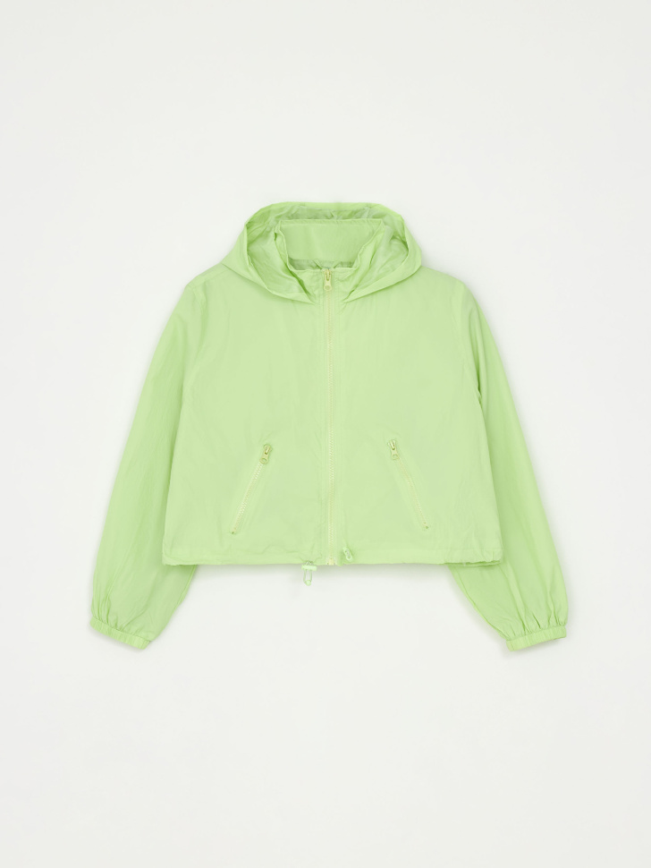 Куртка с капюшоном для девочек (зеленый, 152) sela 4680168253140 - фото 1