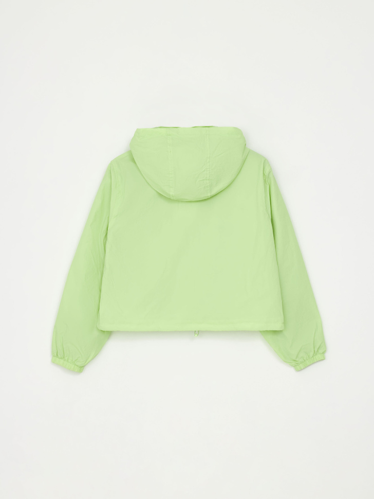Куртка с капюшоном для девочек (зеленый, 152) sela 4680168253140 - фото 2
