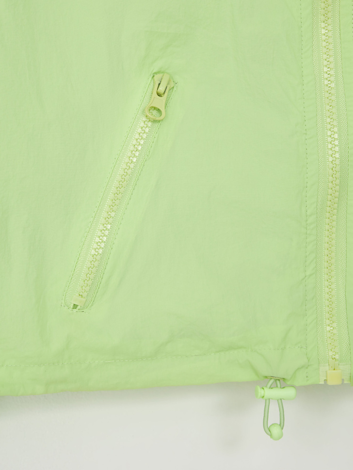 Куртка с капюшоном для девочек (зеленый, 152) sela 4680168253140 - фото 3