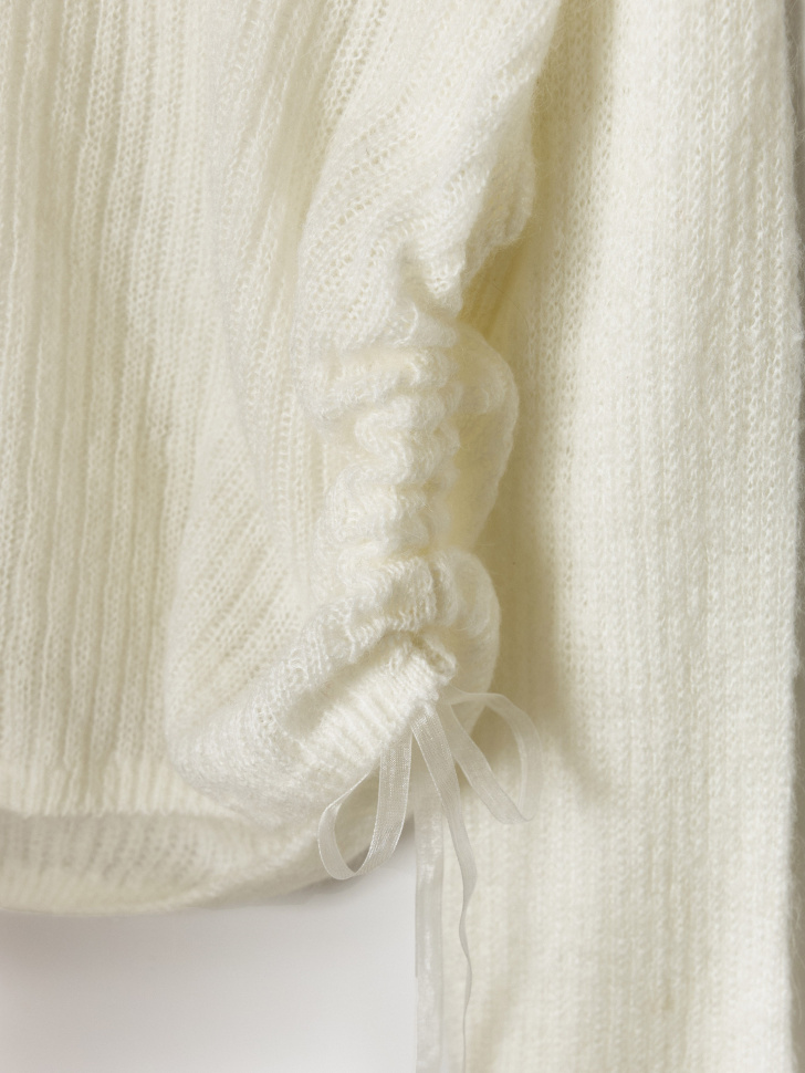 джемпер с содержанием шерсти для девочек по цене 2299 руб вид справа