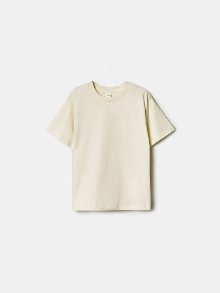 Базовая футболка SELA для девочек, бежевый, арт. 41523