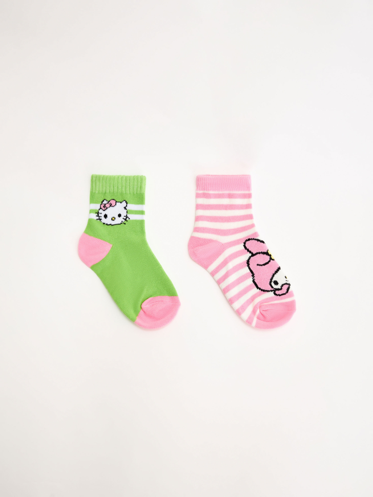 

Набор из 2 пар носков с принтом Hello Kitty для девочек