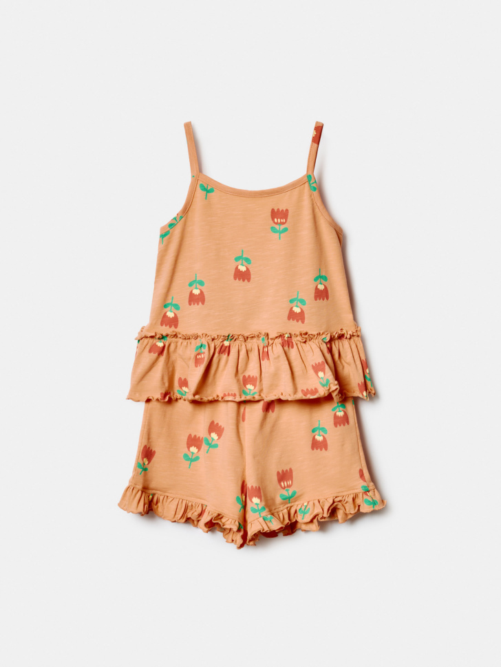 Комплект Sela из топа и шорт, разноцветный, арт. 52837