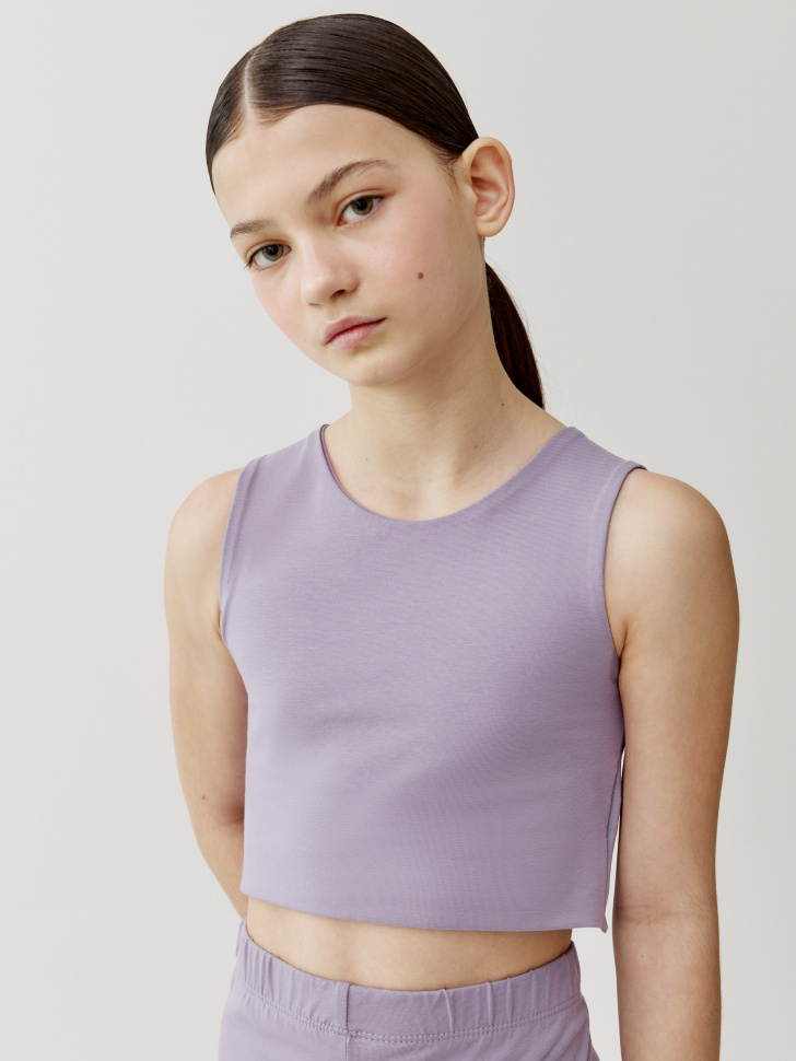 Майка Sela для девочек, фиолетовый, арт. 52072